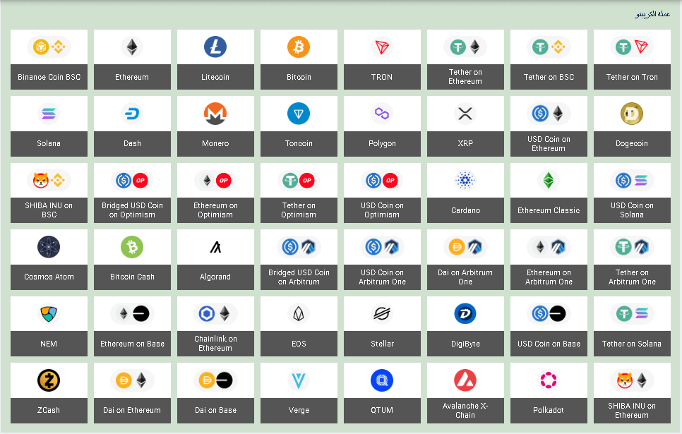  العملات الرقمية 